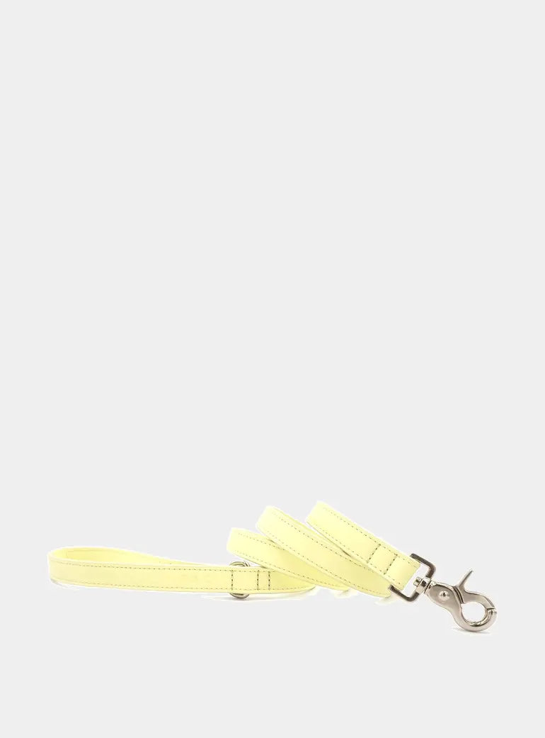 Yellow Leather Dog Lead Ralph & Co