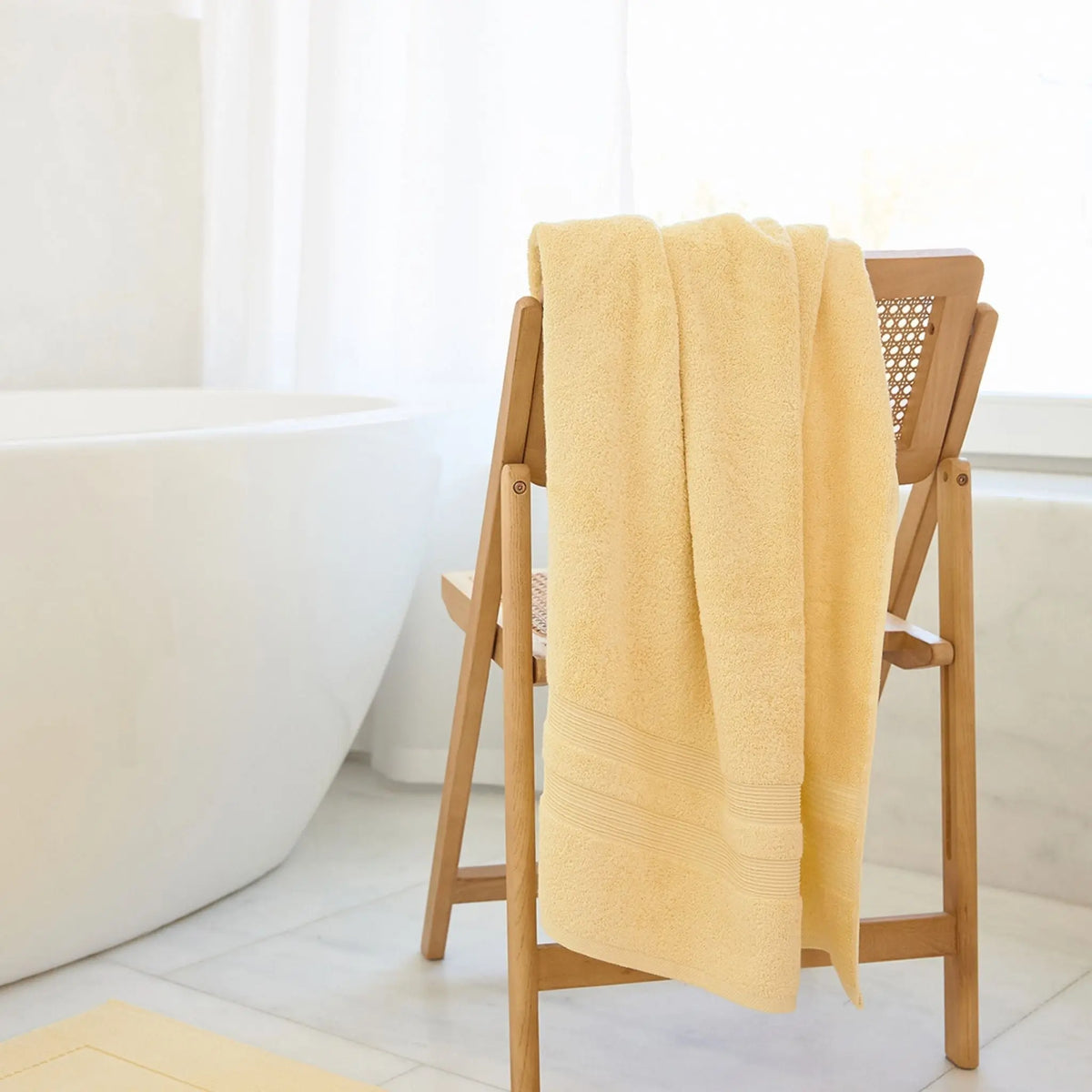 Yellow chic Elegance Bath Towels Torres Novas UK