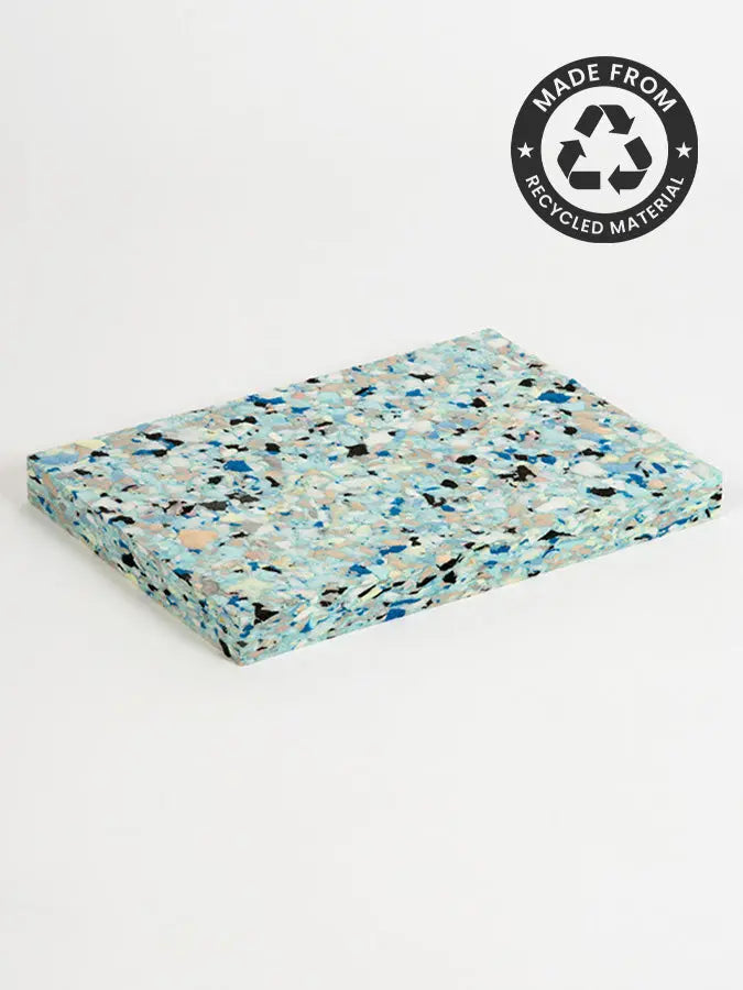 Yoga Studio 1 Inch Chip Foam Half Yoga Block (30 x 20 x 2.5cm) Yoga Studio Store