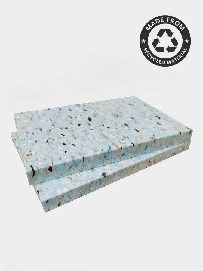 Yoga Studio 1'' Inch Chip Foam Half Yoga Block (Twin Pack) Yoga Studio Store