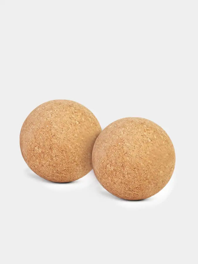 Yoga Studio Cork Unbranded Massage Ball Set of 3 - 2 x 4cm, 2cm Yoga Studio Store