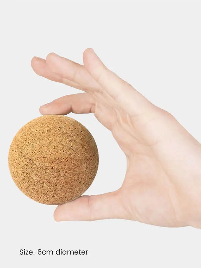 Yoga Studio Cork Unbranded Massage Ball Set of 3 - 2cm, 4cm, 6cm Yoga Studio Store