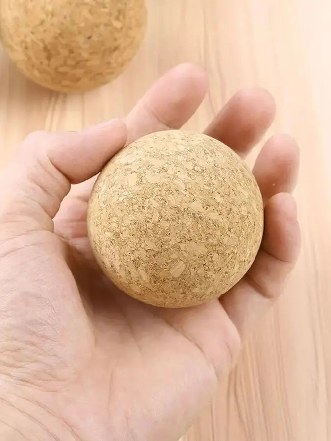 Yoga Studio Cork Unbranded Massage Ball Set of 3 - 4cm, 2 x 6cm Yoga Studio Store