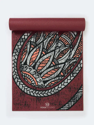 Burgundy Mat - Pepper Paisley