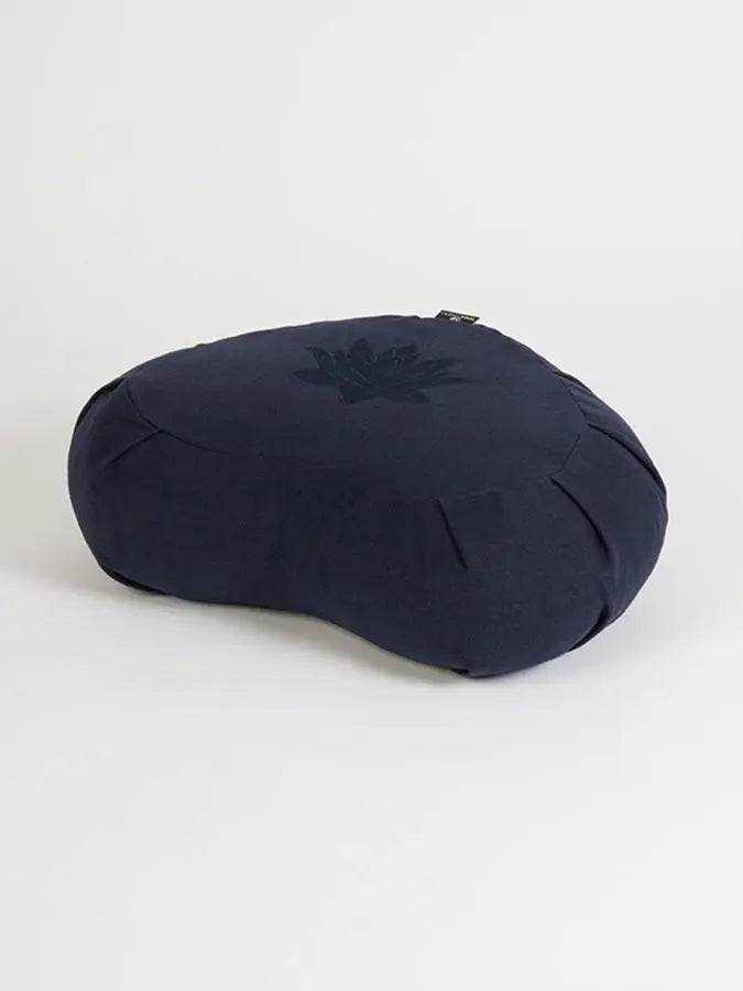 Yoga Studio GOTS Organic Cotton Crescent Lotus Zafu Buckwheat Cushion Yoga Studio Store
