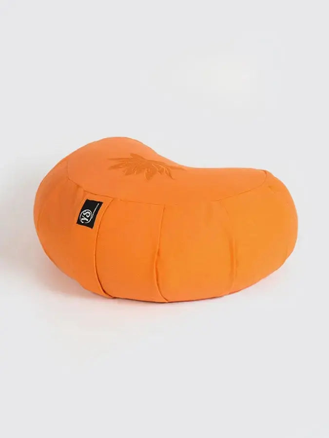 Yoga Studio GOTS Organic Cotton Crescent Lotus Zafu Buckwheat Cushion Yoga Studio Store