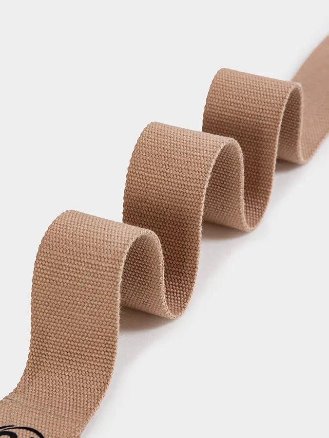 Yoga Studio GOTS Organic Cotton D-Ring 2.5m Yoga Belt Strap Yoga Studio Store