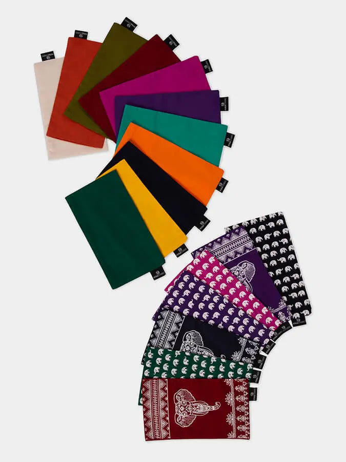 Yoga Studio GOTS Organic Cotton Eye Pillow Cover Yoga Studio Store