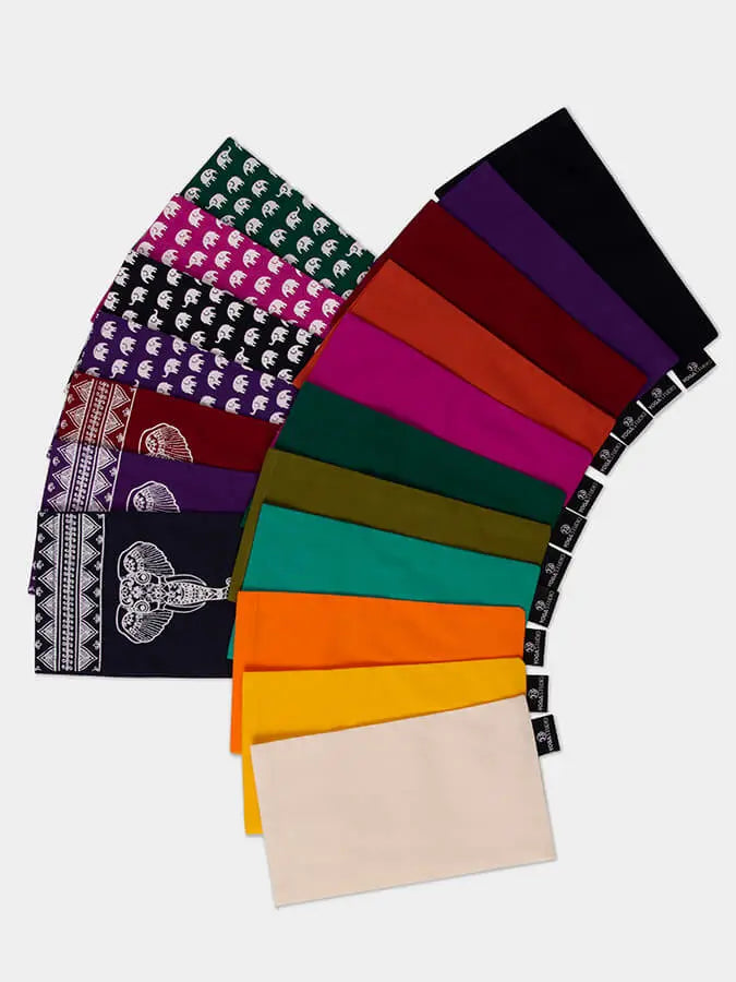 Yoga Studio GOTS Organic Cotton Eye Pillow Cover Yoga Studio Store