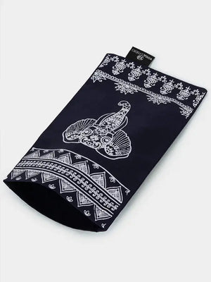 Navy Blue Aztec Elephant