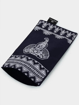 Navy Blue Aztec Elephant