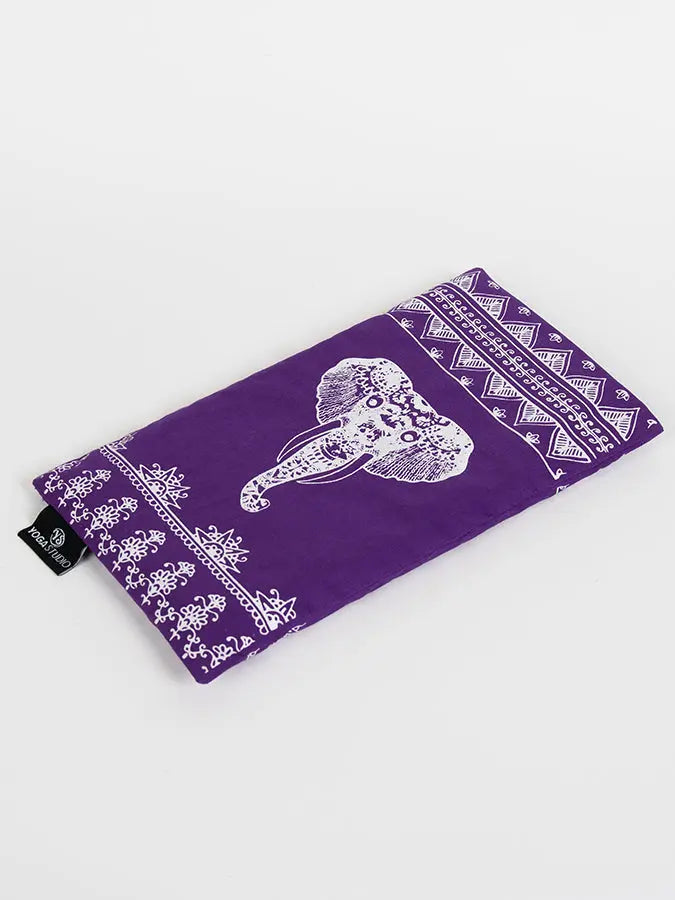 Yoga Studio GOTS Organic Cotton Lavender Scented & Unscented Linseed Aztec Elephant Eye Pillows Yoga Studio Store