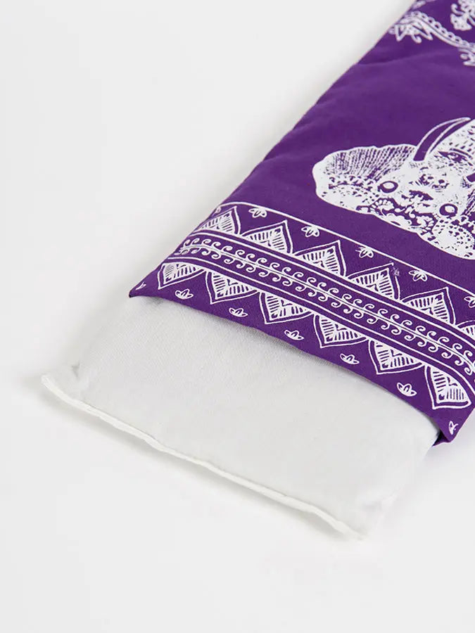 Yoga Studio GOTS Organic Cotton Lavender Scented & Unscented Linseed Aztec Elephant Eye Pillows Yoga Studio Store