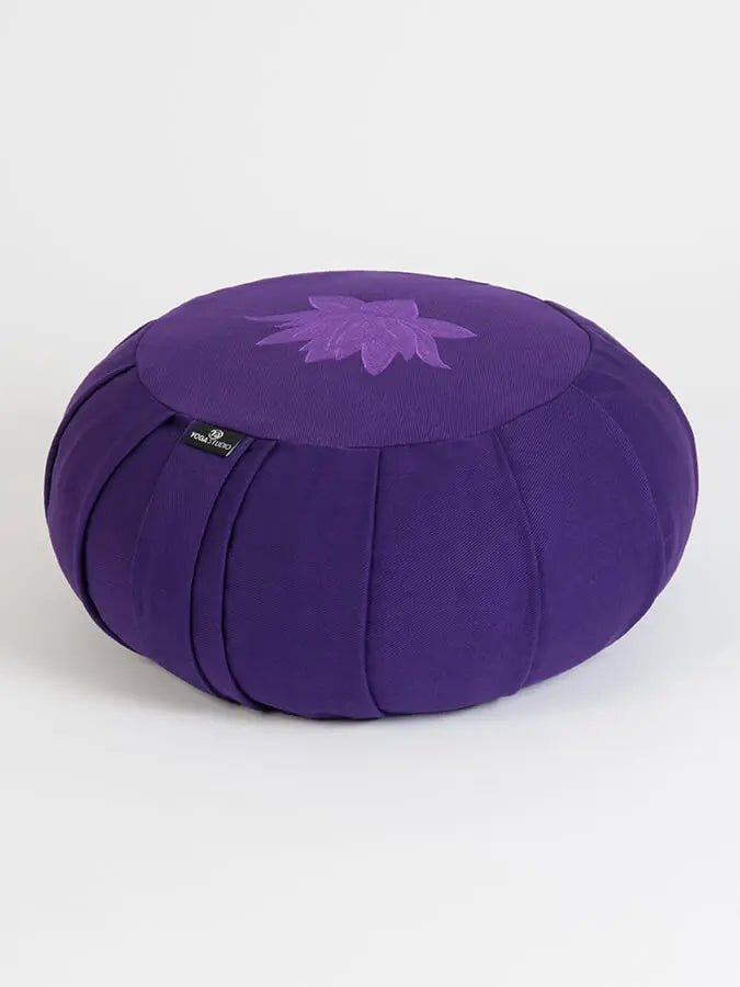 Yoga Studio GOTS Organic Cotton Round Lotus Zafu Buckwheat Cushion Yoga Studio Store