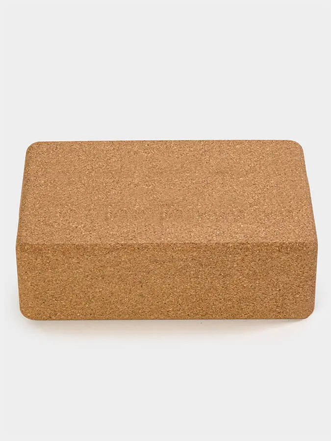 Yoga Studio Large Cork Yoga Brick (Unbranded) Yoga Studio Store
