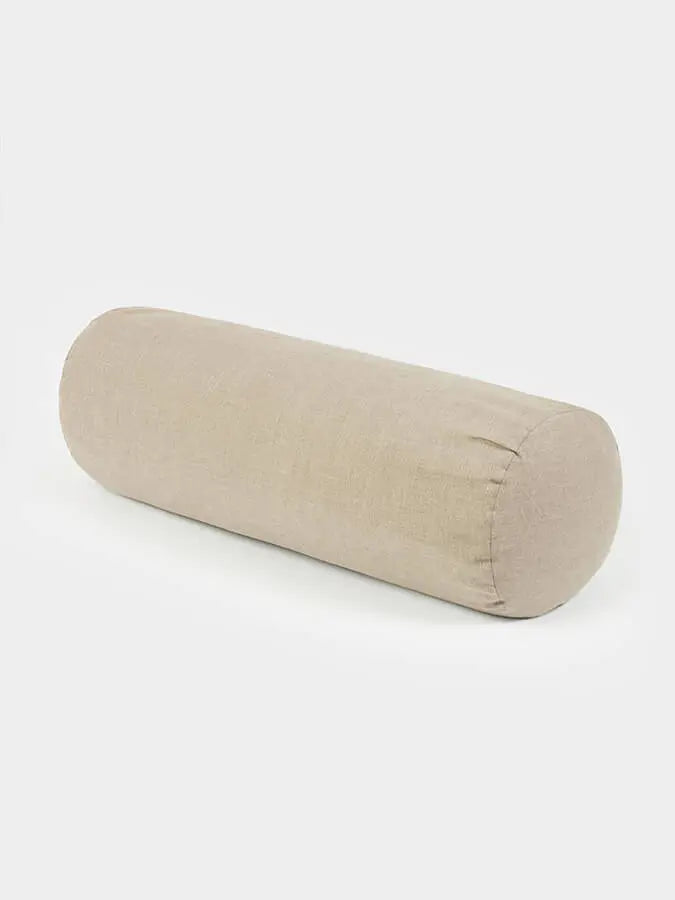 Yoga Studio Organic Buckwheat Linen Meditation Bolster Cushion Yoga Studio Store