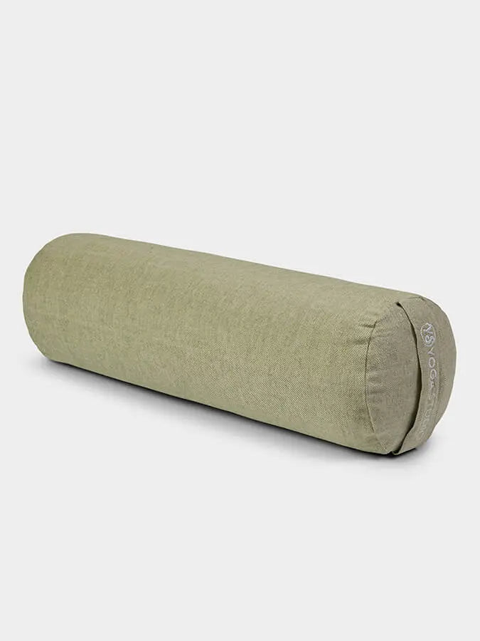 Yoga Studio Organic Buckwheat Two Toned Meditation Bolster Cushion Yoga Studio Store