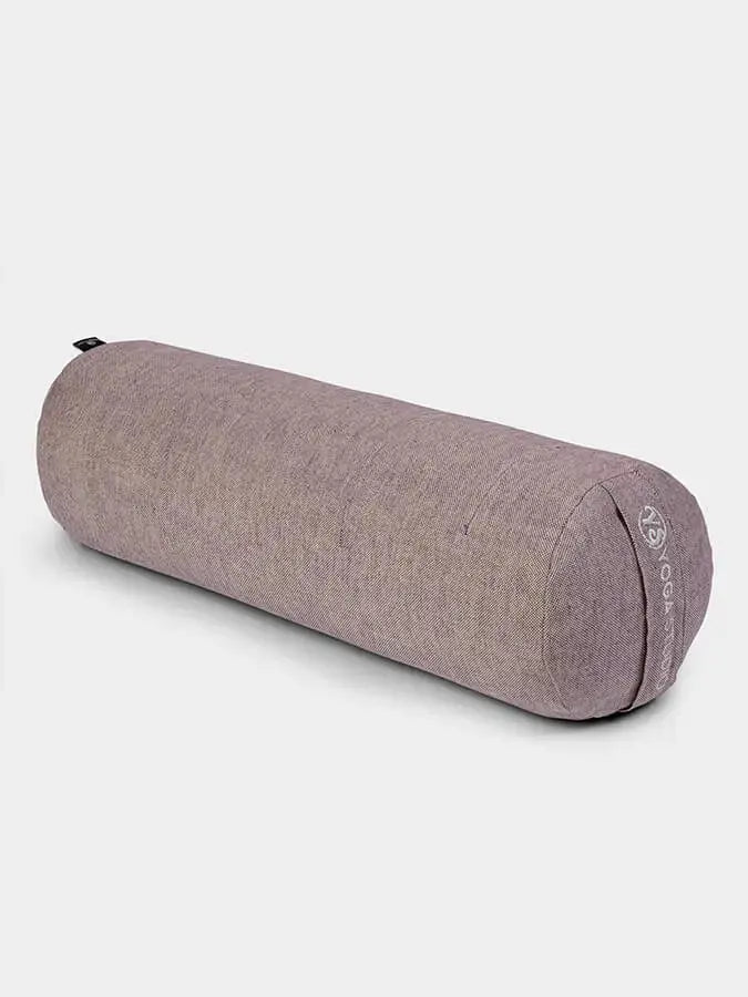 Yoga Studio Organic Buckwheat Two Toned Meditation Bolster Cushion Yoga Studio Store
