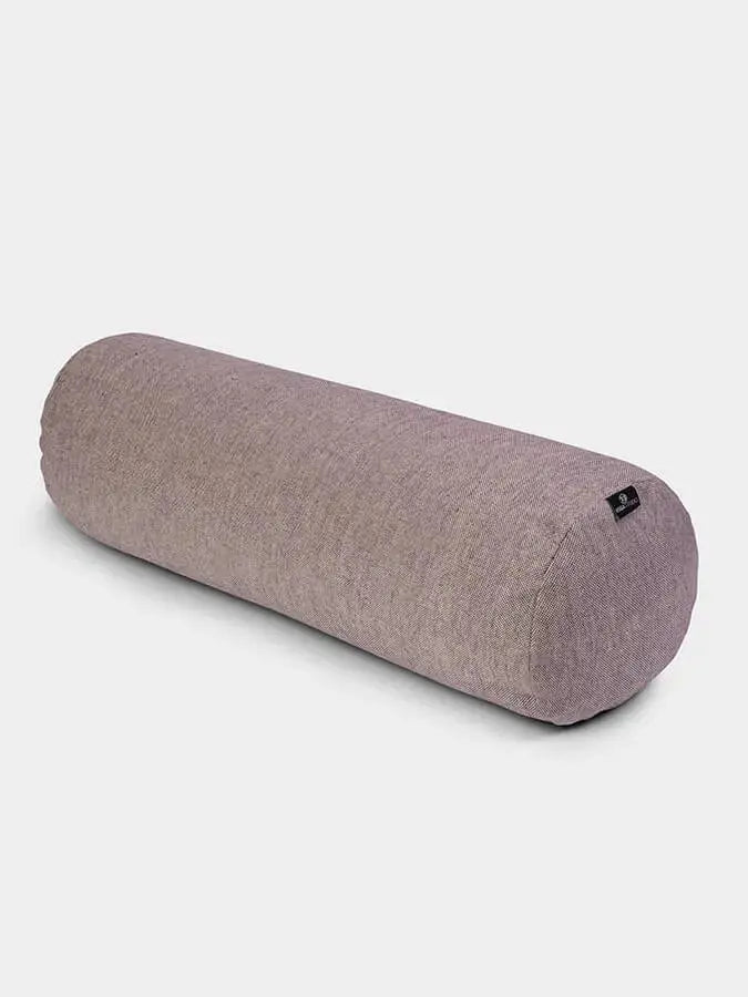Yoga Studio Organic Buckwheat Two Toned Meditation Bolster Cushion Yoga Studio Store