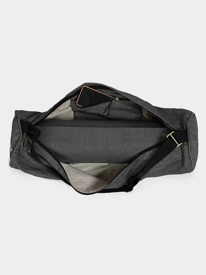Yoga Studio Organic Cotton Two Toned Yoga Mat Bag Yoga Studio Store