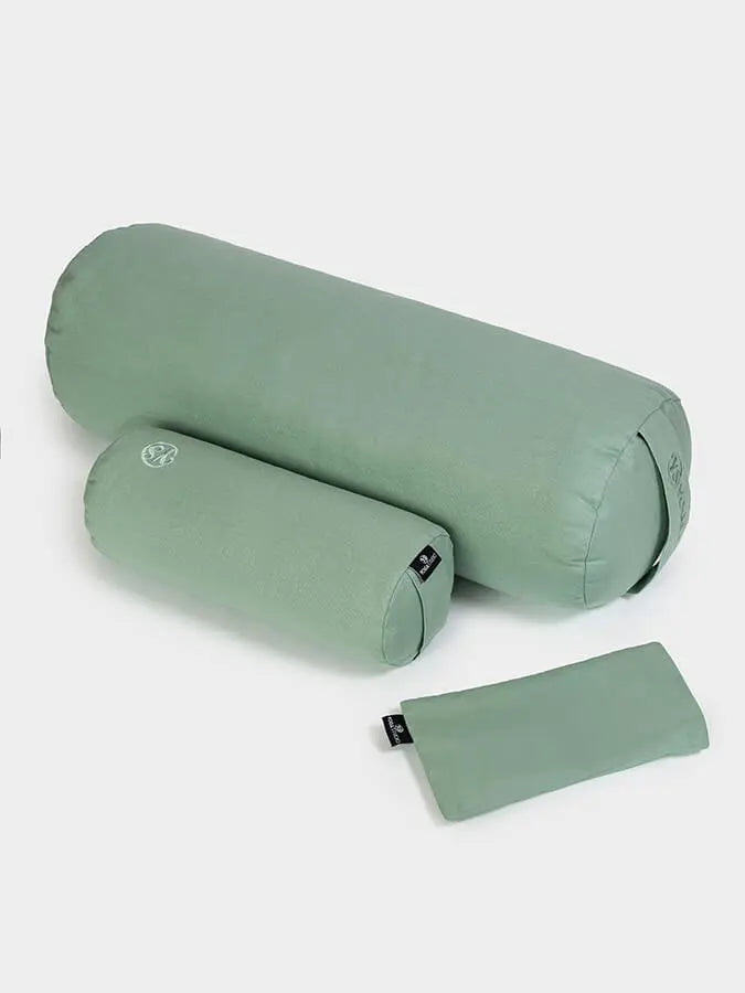 Yoga Studio Organic Meditation Bolster & Eye Pillow Set - Relax Yoga Studio Store