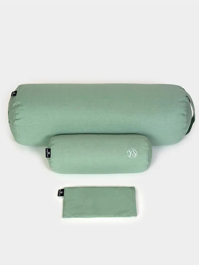 Yoga Studio Organic Meditation Bolster & Eye Pillow Set - Relax Yoga Studio Store