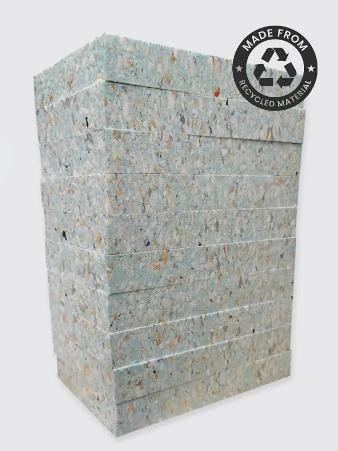 Yoga Studio Recycled Chip Foam Full Yoga Blocks (10 Pack) Yoga Studio Store