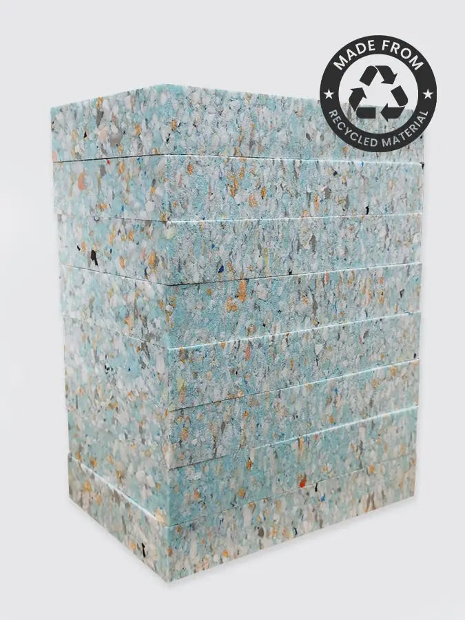 Yoga Studio Recycled Chip Foam Full Yoga Blocks (8 Pack) Yoga Studio Store
