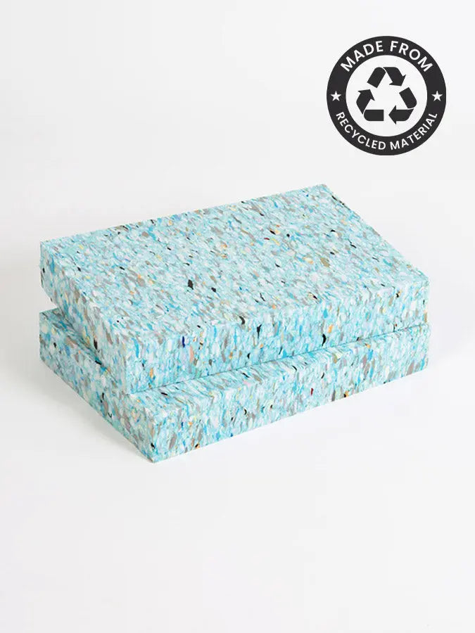 Yoga Studio Recycled Chip Foam Full Yoga Blocks (Twin Pack) Yoga Studio Store