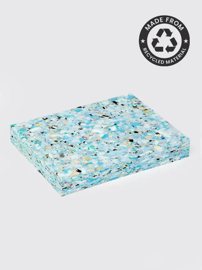 Yoga Studio Recycled Chip Foam Pilates Head Block (20 x 15 x 2.5cm) Yoga Studio Store