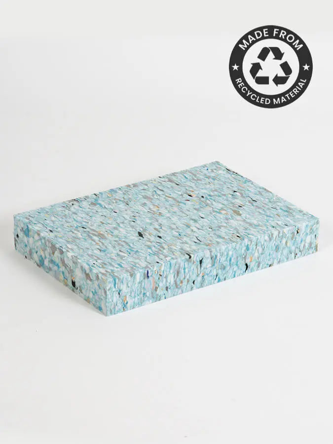Yoga Studio Recycled Chip Foam Yoga Block (40 x 30 x 5cm) Yoga Studio Store