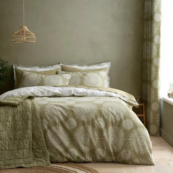 Zahara Mandala Duvet Cover & Pillowcase Set Dunelm