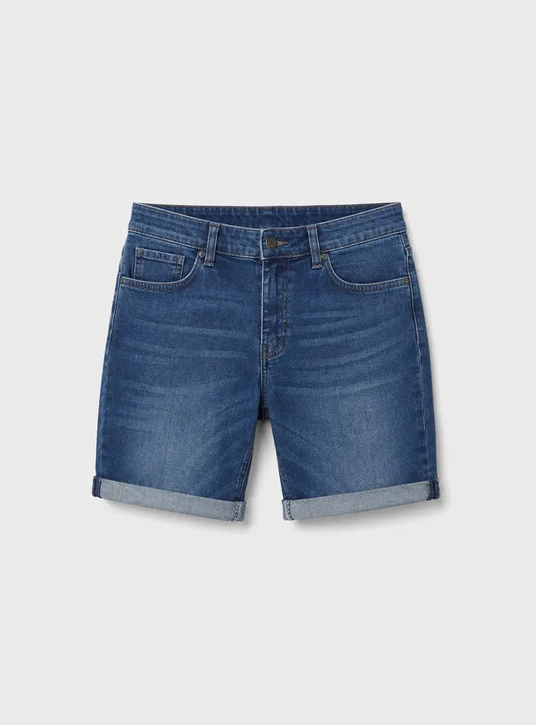 Zeki Shorts Dark Wash Duck and Cover