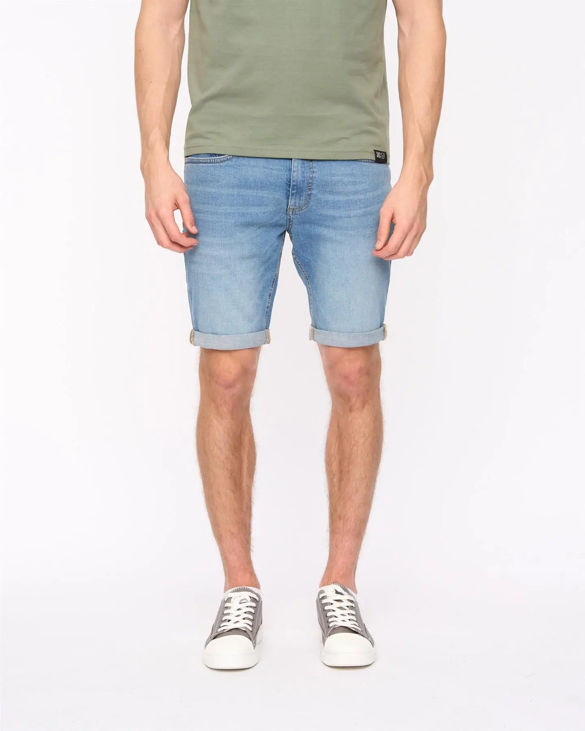 Zeki Shorts Light Wash Duck and Cover