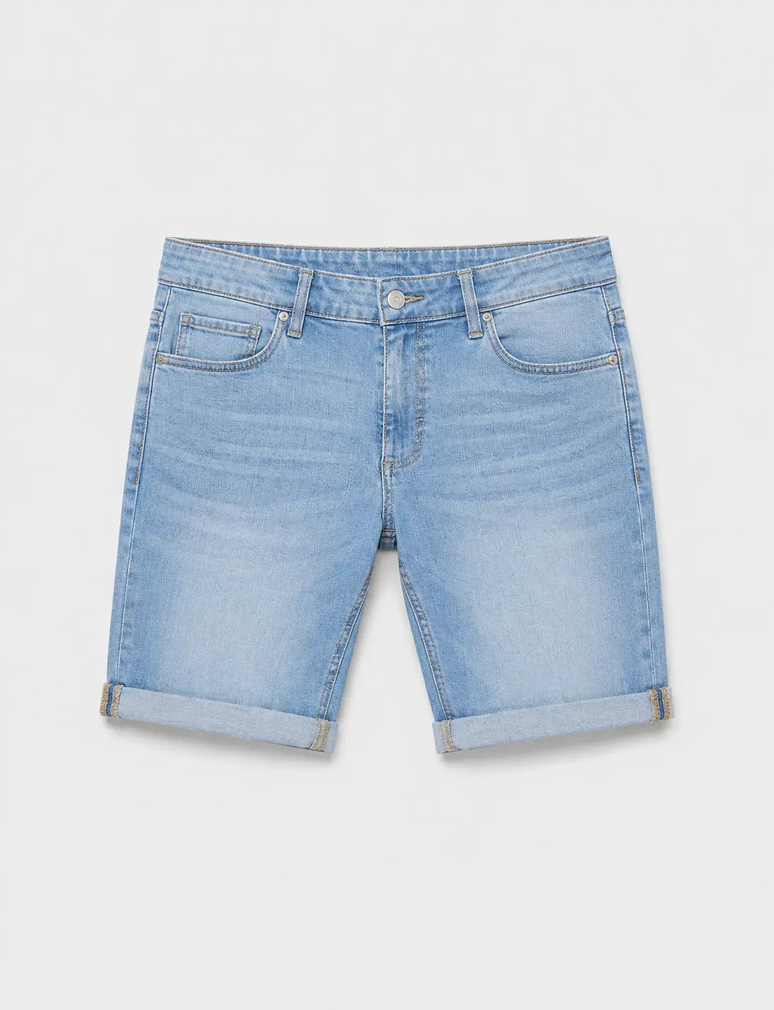 Zeki Shorts Light Wash Duck and Cover