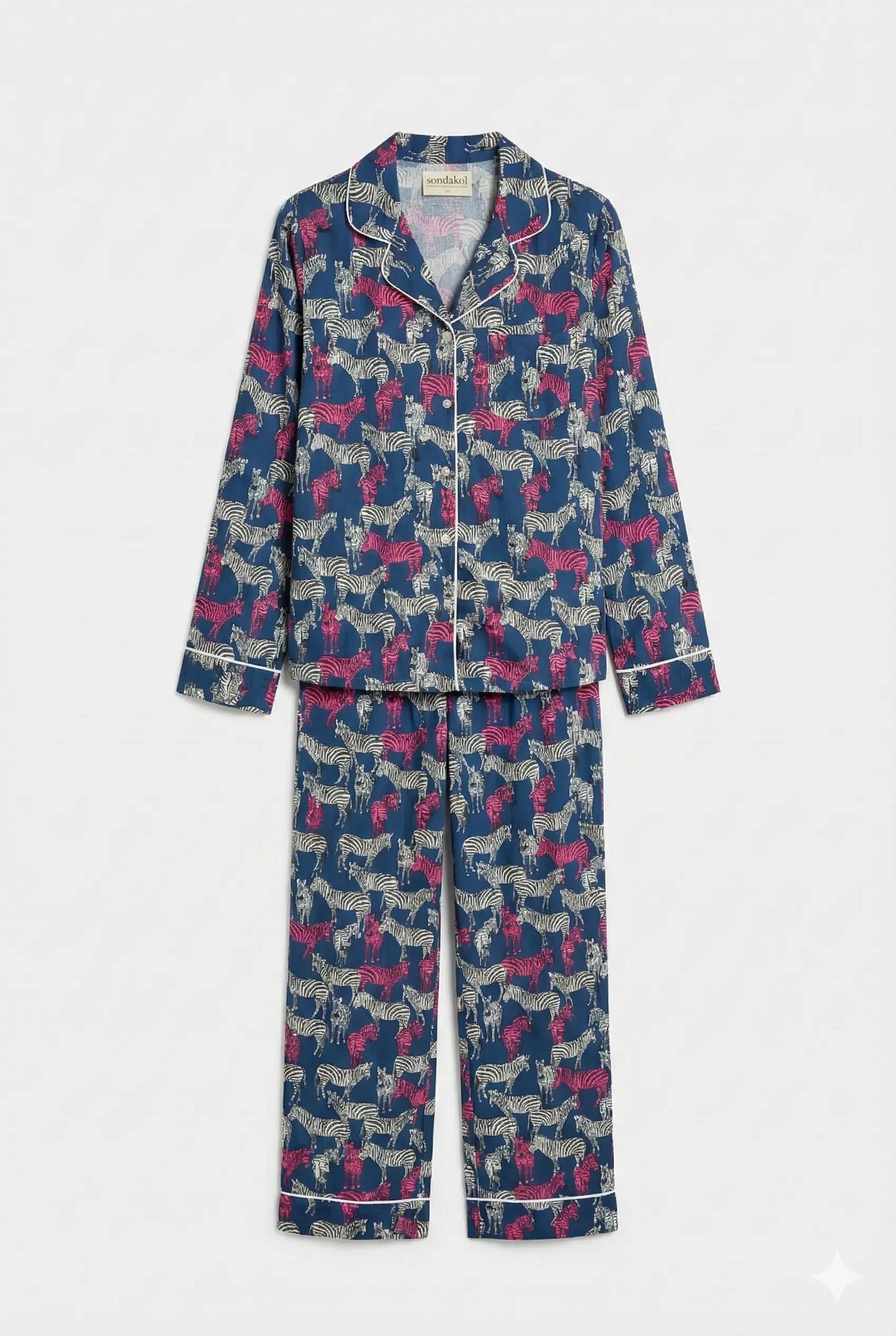 Zen to Zzzebra Women's Satin Pyjama Trouser Set Nidra