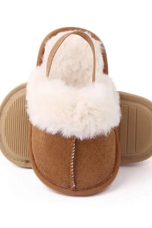 Beige Fur Slipper