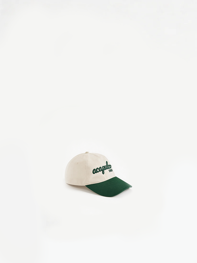 Acapulco Embroidered Cap - Green Third Shot UK