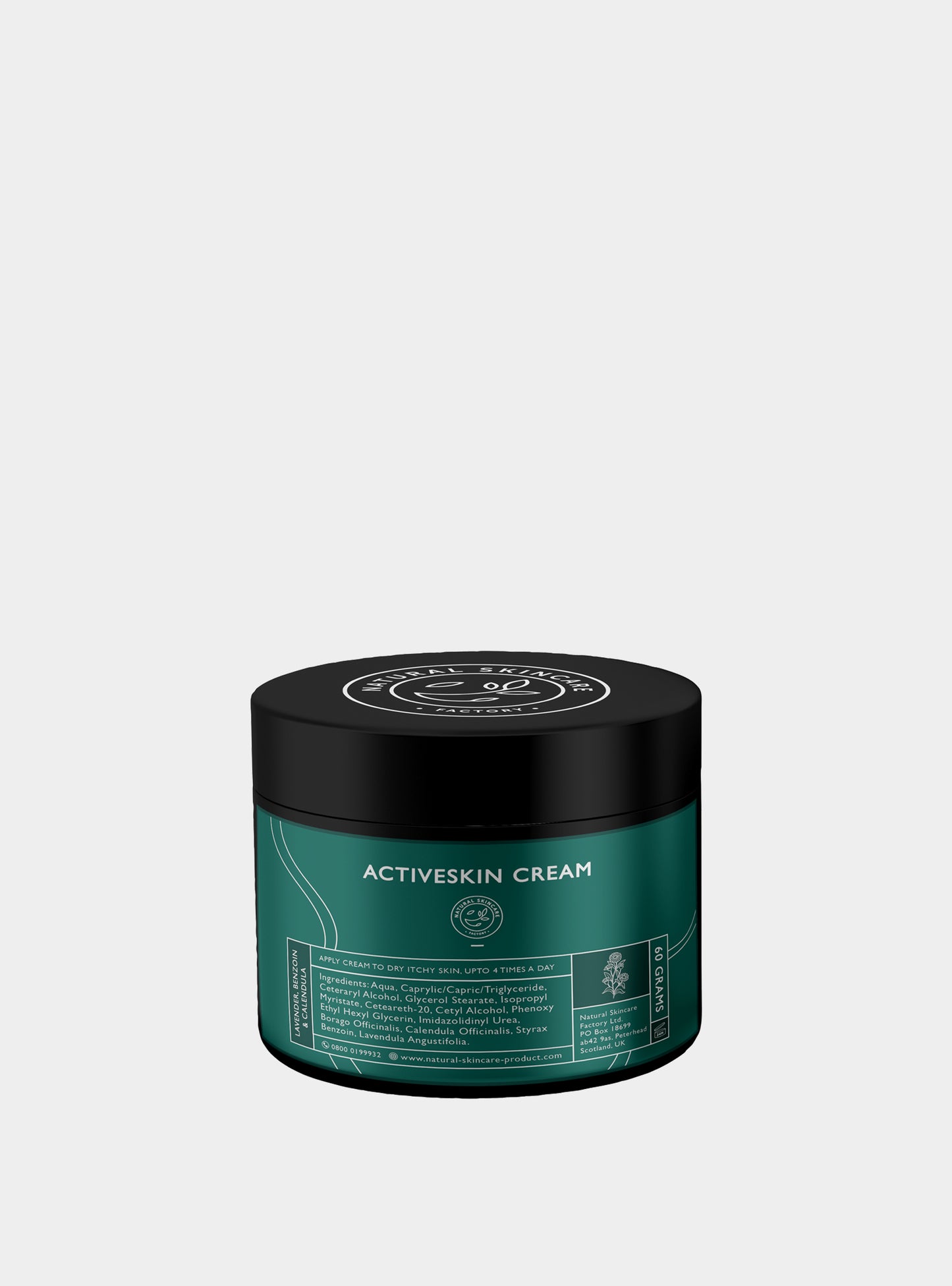 ActiveSkin Cream Natural Skincare Factory