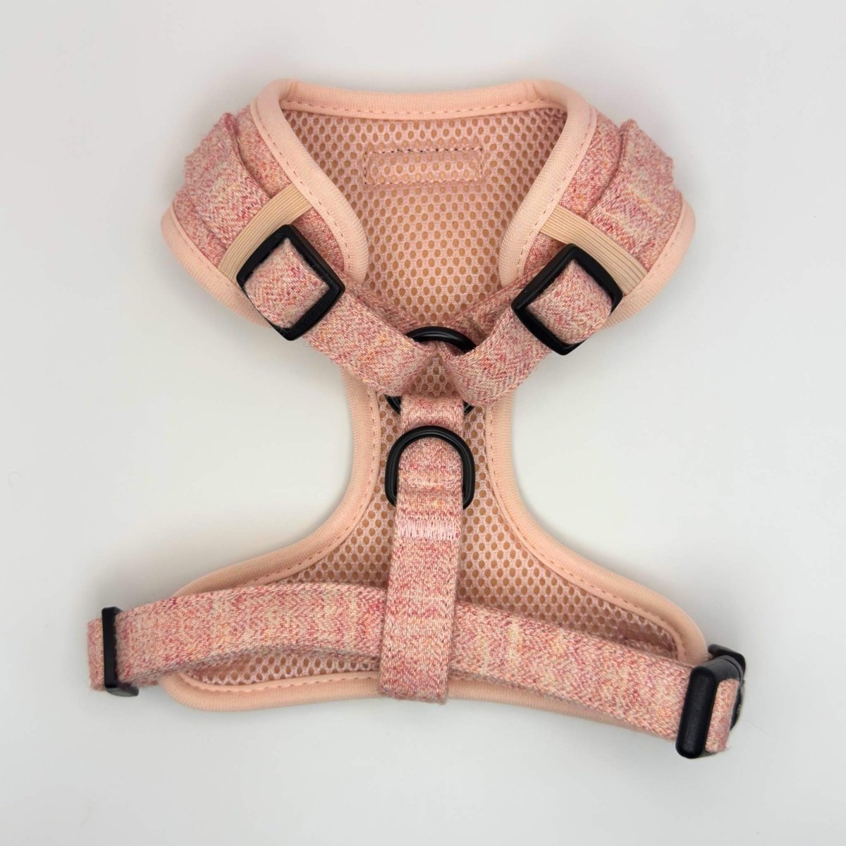 Tweed Adjustable Harness - Pink PupClub Couture