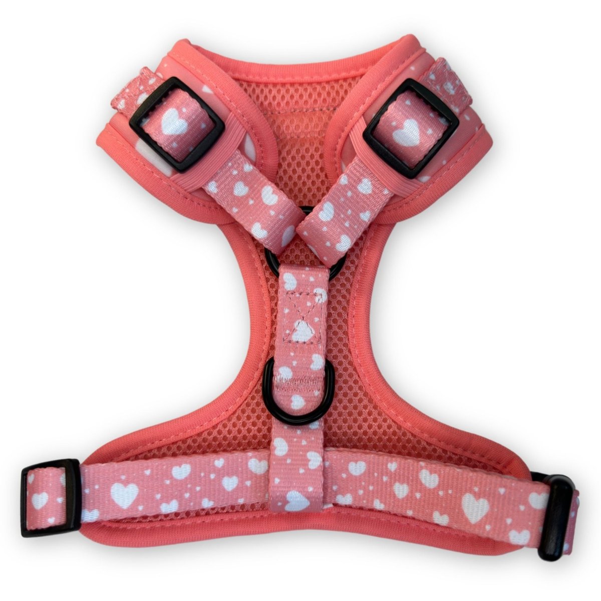 Adjustable Harness - Peachy Hearts PupClub Couture
