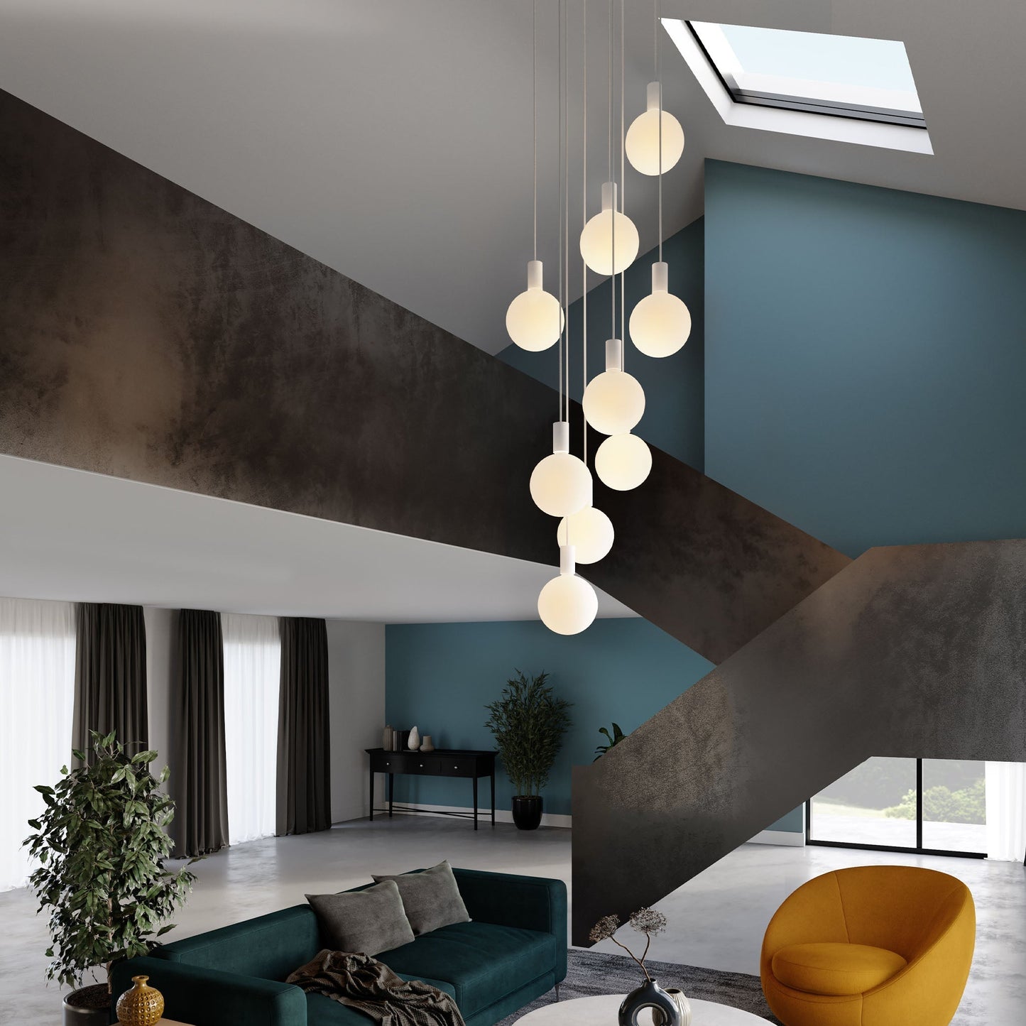 Alumina Nine Pendant + Sphere V Tala