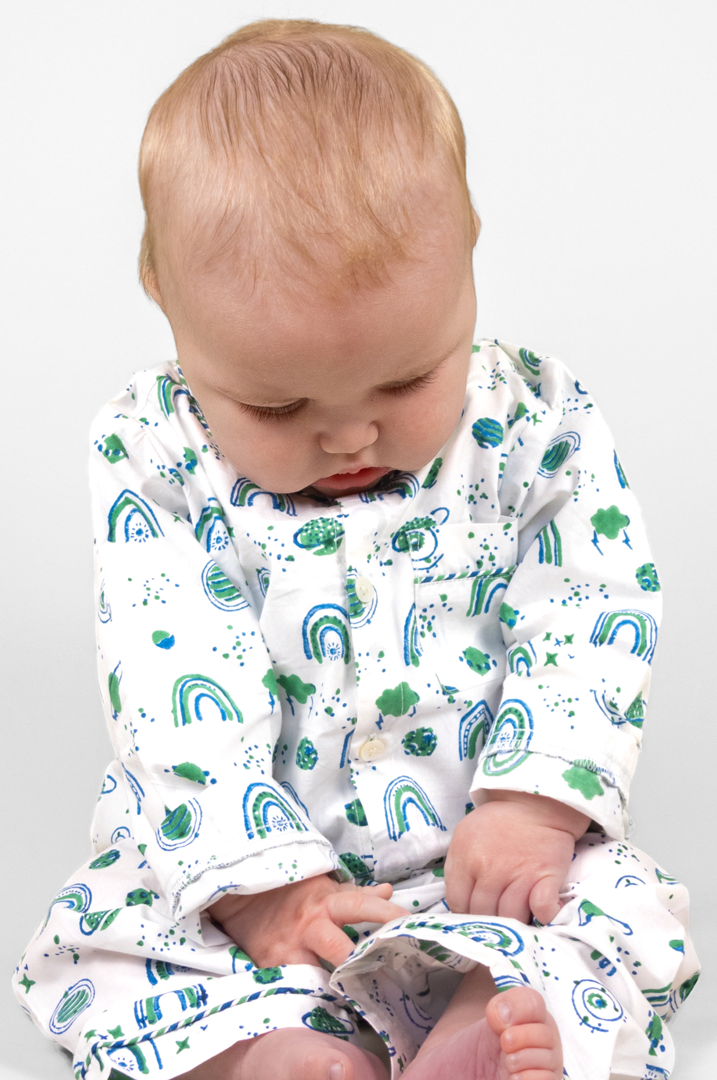 interstellar vibes Kids Organic Cotton Pyjama Trouser Set Kutti Lulu