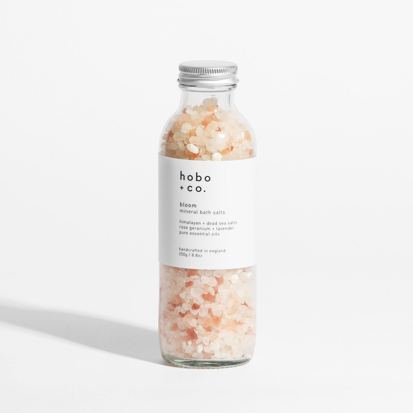 Bloom Rose Geranium and Lavender Bath Salts hobo + co.