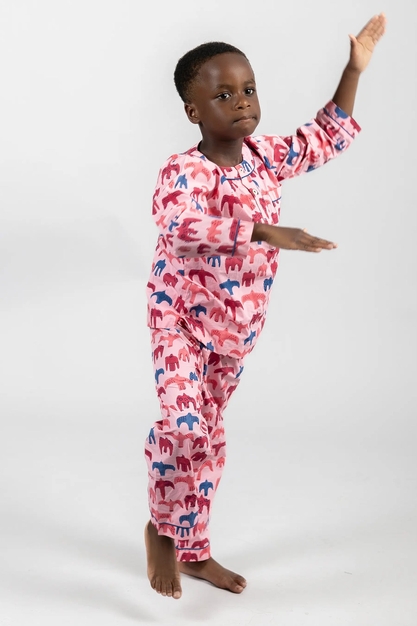 bird song Kids Organic Cotton Pyjama Trouser Set Kutti Lulu