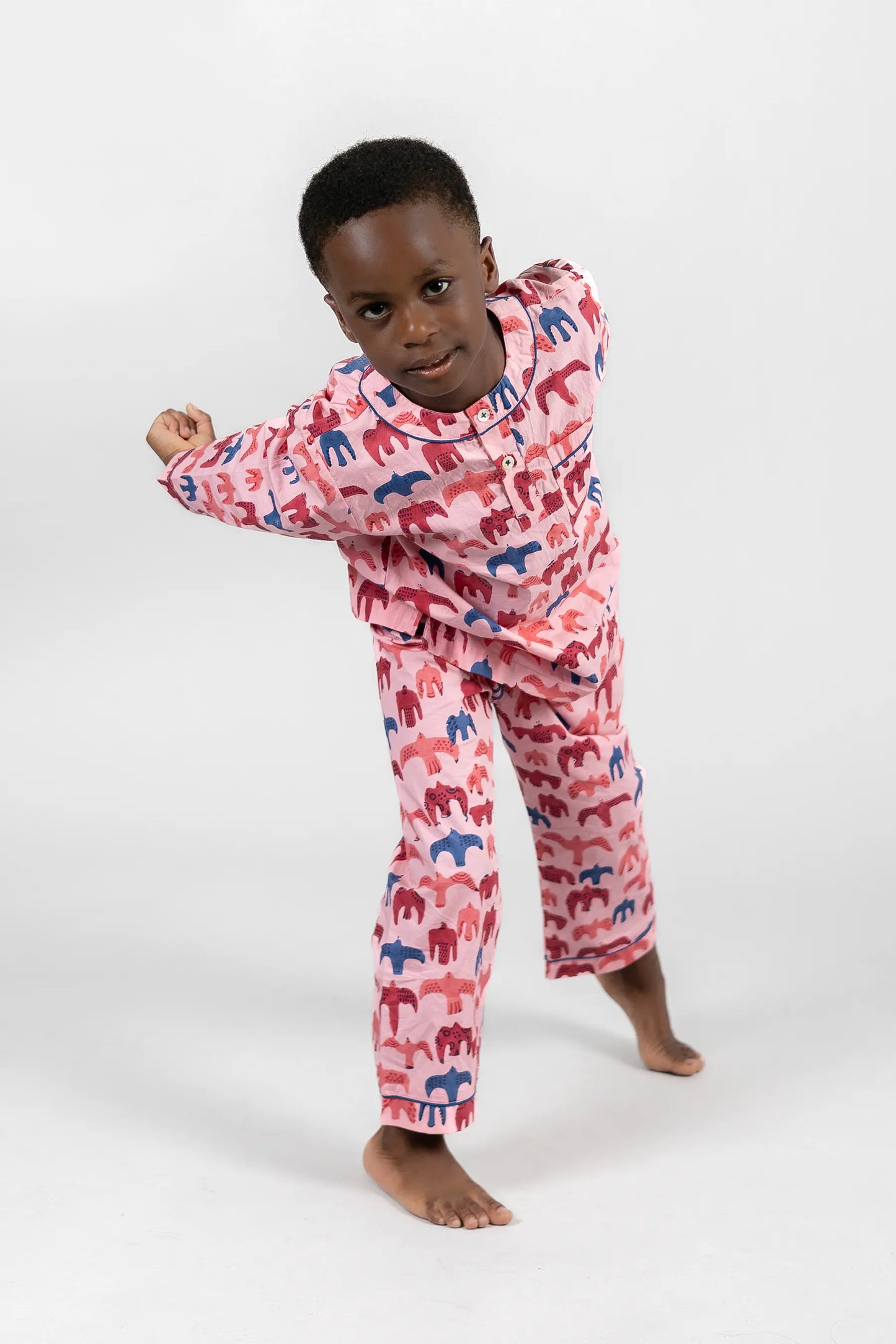 bird song Kids Organic Cotton Pyjama Trouser Set Kutti Lulu