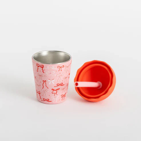 NEW Bows Mini Smoothie Cup & Straw Chino Club UK