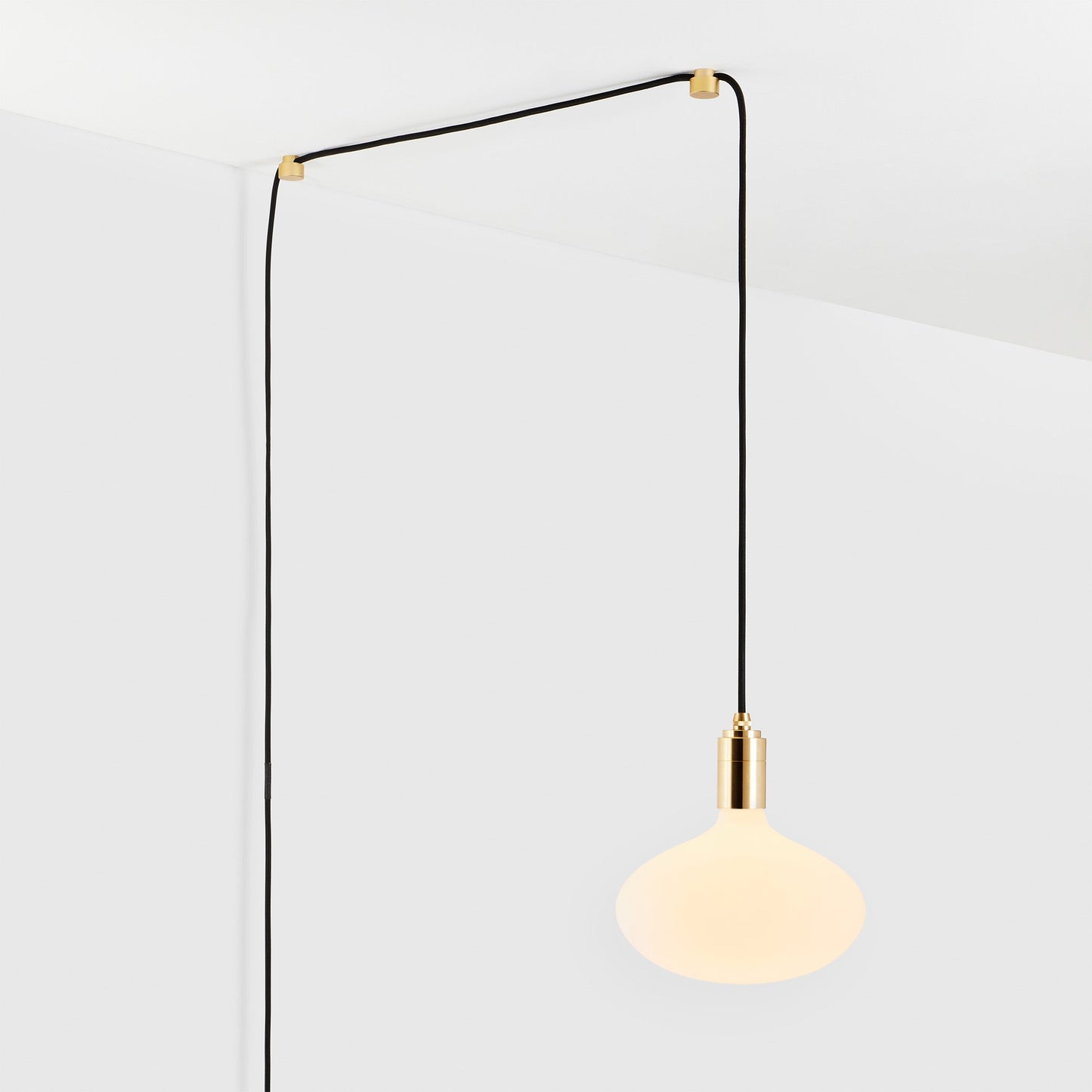 Oval II Plug-In Pendant in Brass Tala