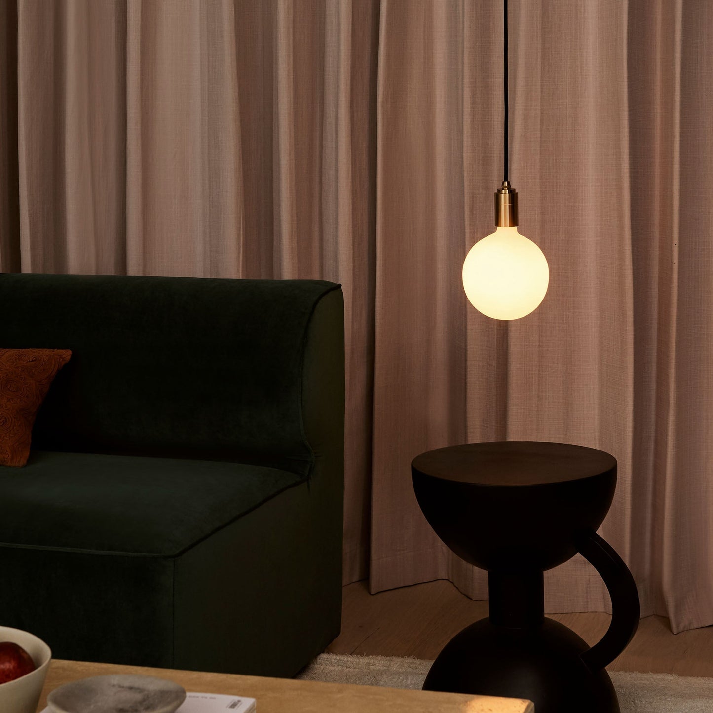 Sphere IV Plug-In Pendant in Brass Tala