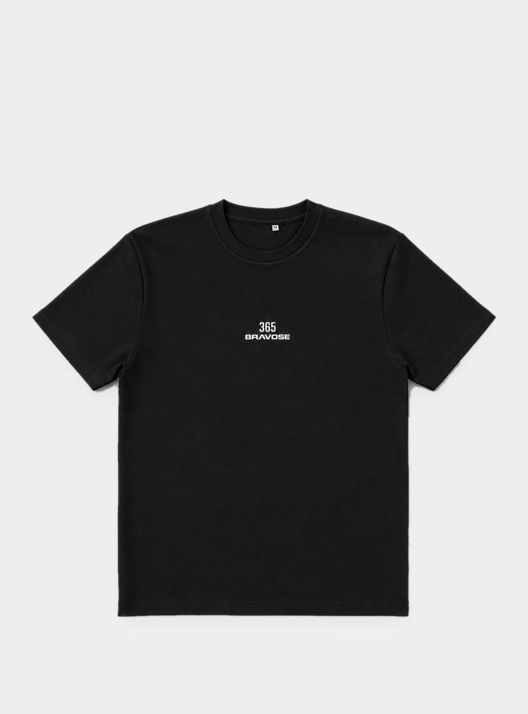 365 Classic Fit T-Shirt - Black Bravose